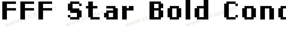 FFF Star Bold Condensed字体转换